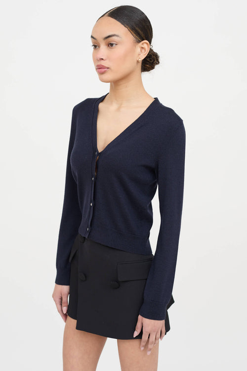 Gucci V-Neck Wool Cardigan