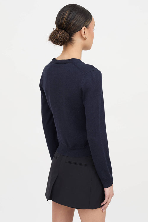 Gucci V-Neck Wool Cardigan