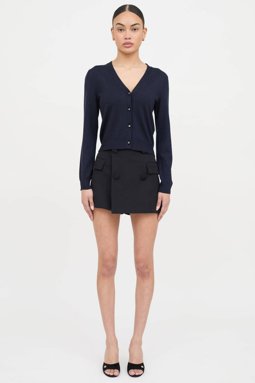 Gucci V-Neck Wool Cardigan