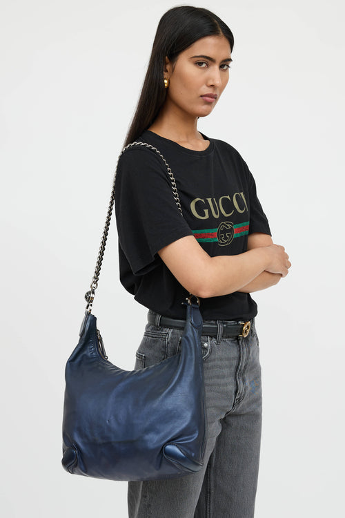 Gucci Leather Galaxy Shoulder Bag