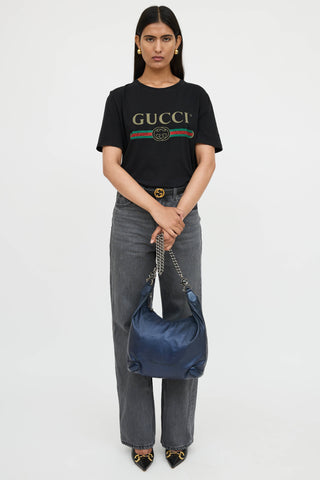 Gucci Leather Galaxy Shoulder Bag