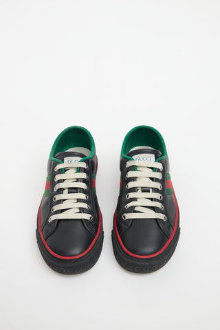 Gucci Navy & Multicolour Leather 1977 Tennis Sneaker