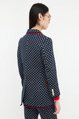Gucci Geometric Jacquard Blazer