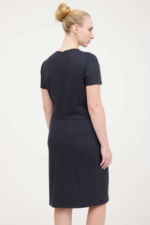 Gucci Wool Belted Dress