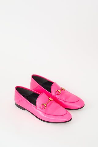 Gucci Neon Pink Jordaan Loafer