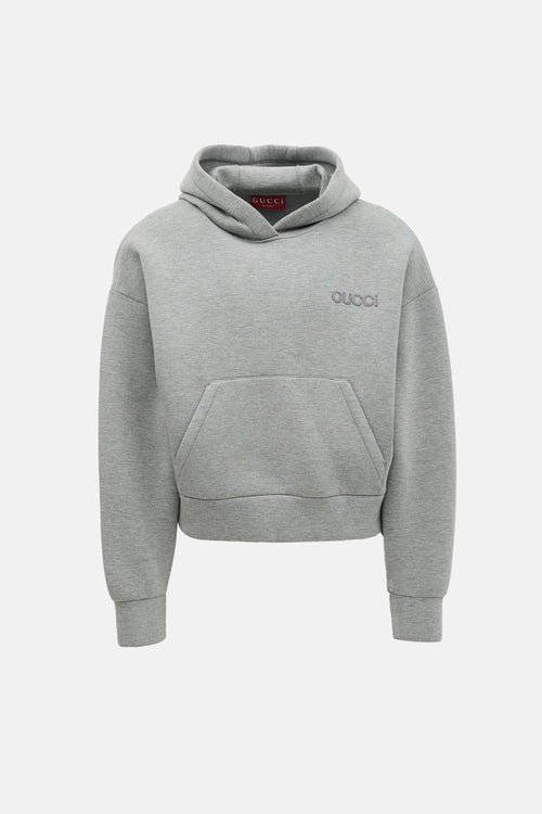 Gucci Neoprene Logo Hoodie