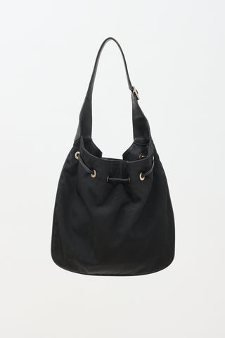 Gucci Nylon Drawstring Shoulder Bag