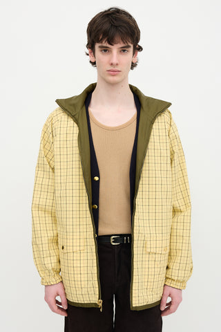 Gucci Nylon Check Reversible Jacket
