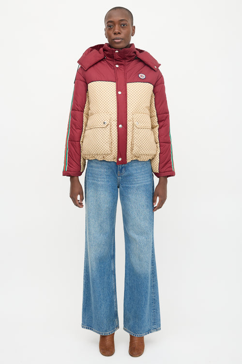 Gucci Nylon GG Padded Jacket