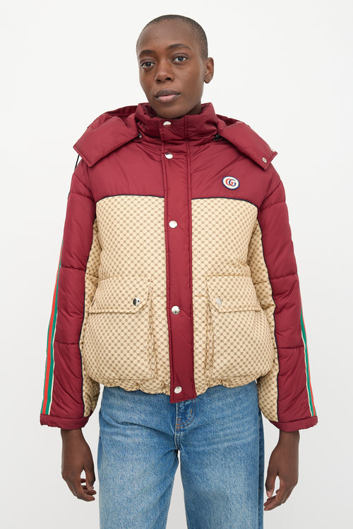 Gucci Nylon GG Padded Jacket