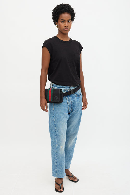 Gucci Nylon Web GG Belt Bag