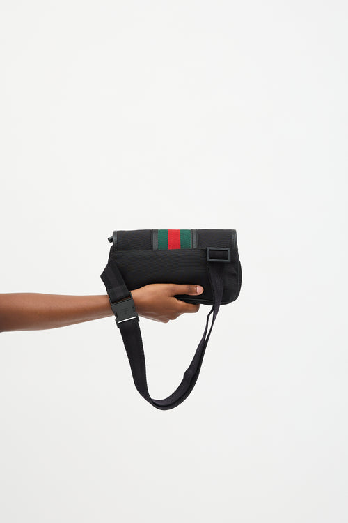 Gucci Nylon Web GG Belt Bag