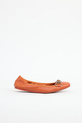 Gucci Leather Bamboo Horsebit Flat