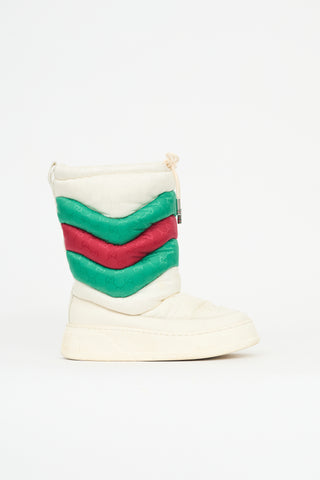 Gucci Padded GG Chevron Boot