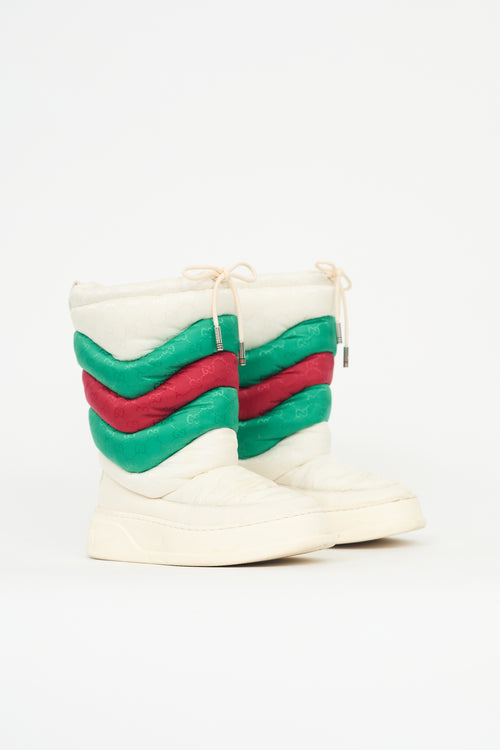 Gucci Padded GG Chevron Boot