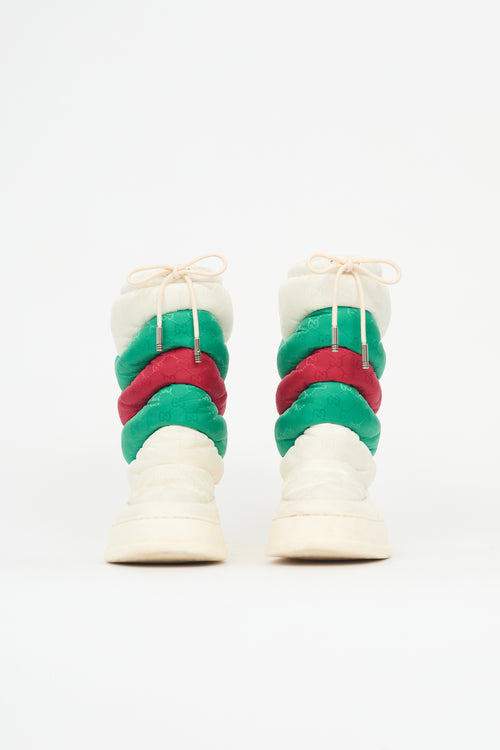 Gucci Padded GG Chevron Boot