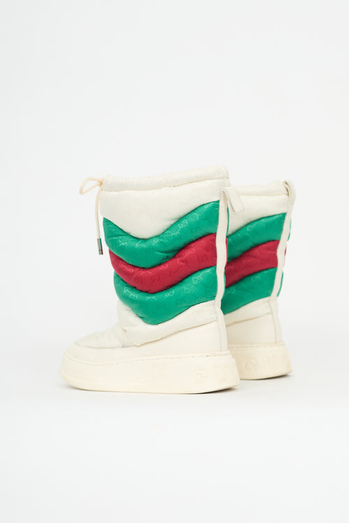 Gucci Padded GG Chevron Boot