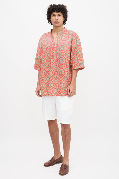 Gucci Paisley Tunic Shirt