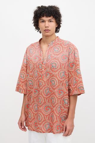 Gucci Paisley Tunic Shirt