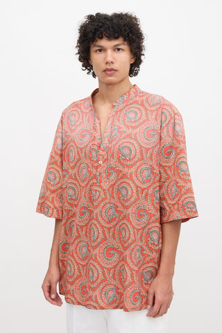 Gucci Paisley Tunic Shirt