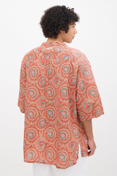 Gucci Paisley Tunic Shirt