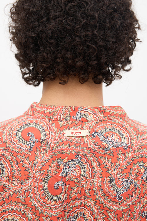 Gucci Paisley Tunic Shirt