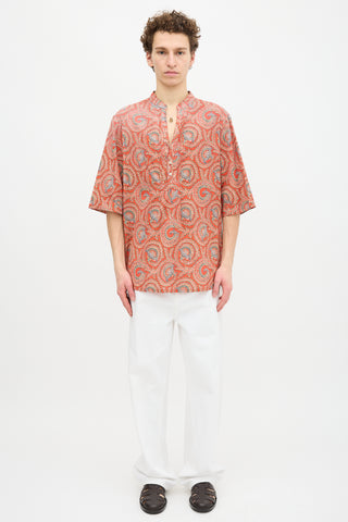 Gucci Paisley Tunic Shirt
