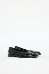 Gucci Patent Leather Logo Loafer