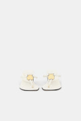 Gucci Patent Logo Plaque Sandal