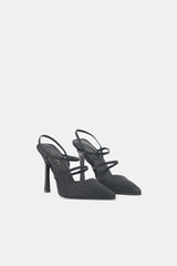 Gucci Satin Pointed Sandal