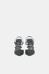 Gucci Satin Pointed Sandal