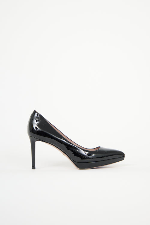 Gucci Patent Point Toe Pump