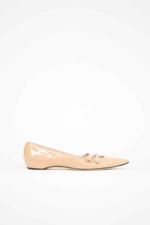 Gucci Patent Aneta Flat
