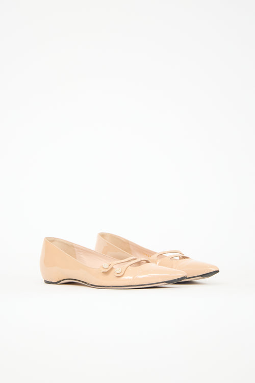 Gucci Patent Aneta Flat