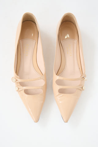 Gucci Patent Aneta Flat