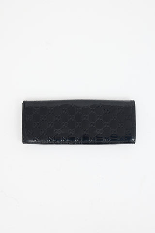 Gucci Patent GG Monogram Broadway Clutch