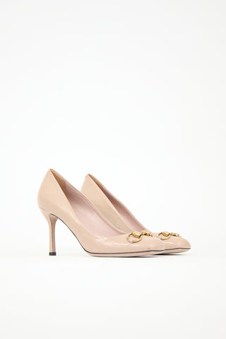 Gucci Patent Hardware Pump