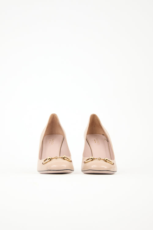 Gucci Patent Hardware Pump