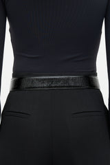 Gucci Patent Leather Bit Buckle Belt