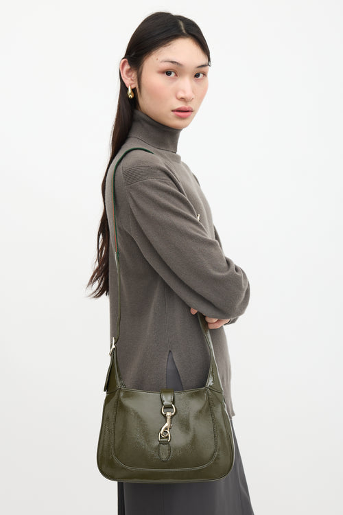 Gucci Patent Leather Small Jackie Bag