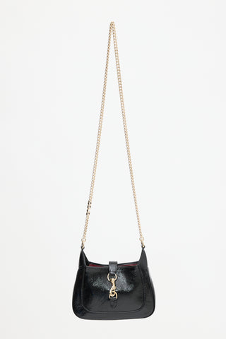 Gucci Patent Mini Jackie Notte Bag