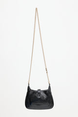 Gucci Patent Mini Jackie Notte Bag