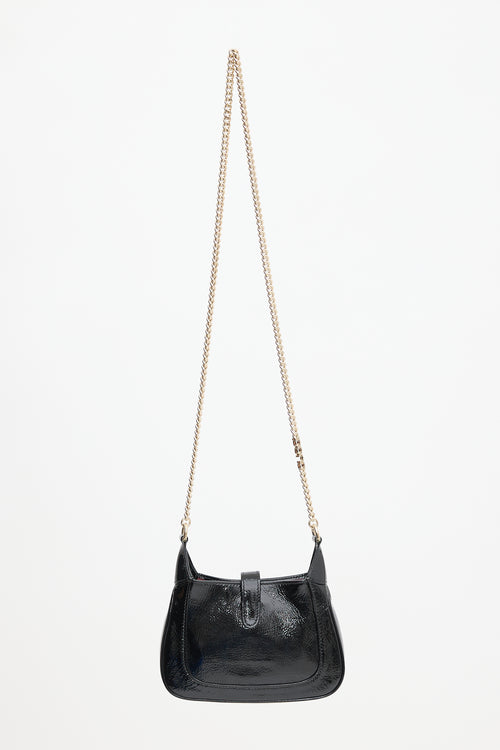 Gucci Patent Mini Jackie Notte Bag