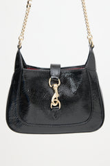 Gucci Patent Mini Jackie Notte Bag