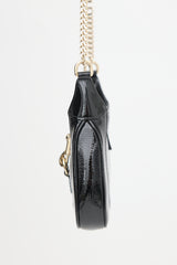 Gucci Patent Mini Jackie Notte Bag