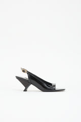 Gucci Patent Slingback Sandal