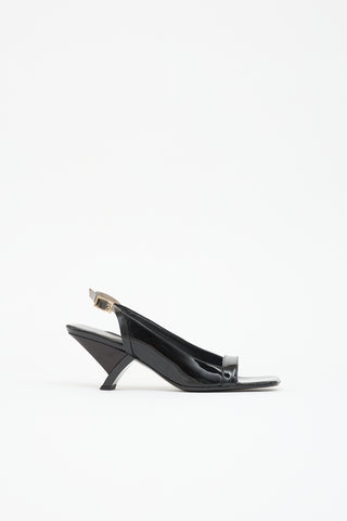 Gucci Patent Slingback Sandal