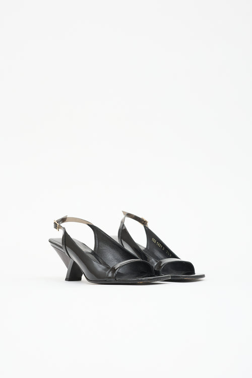 Gucci Patent Slingback Sandal