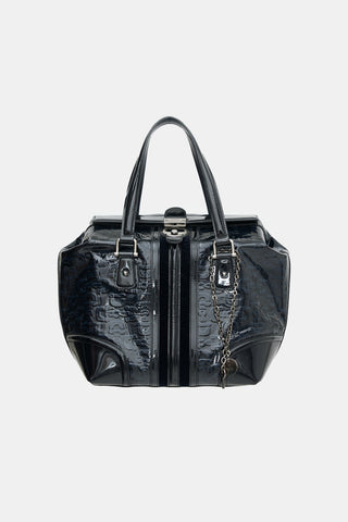 Gucci Patent Treasure Boston Bag
