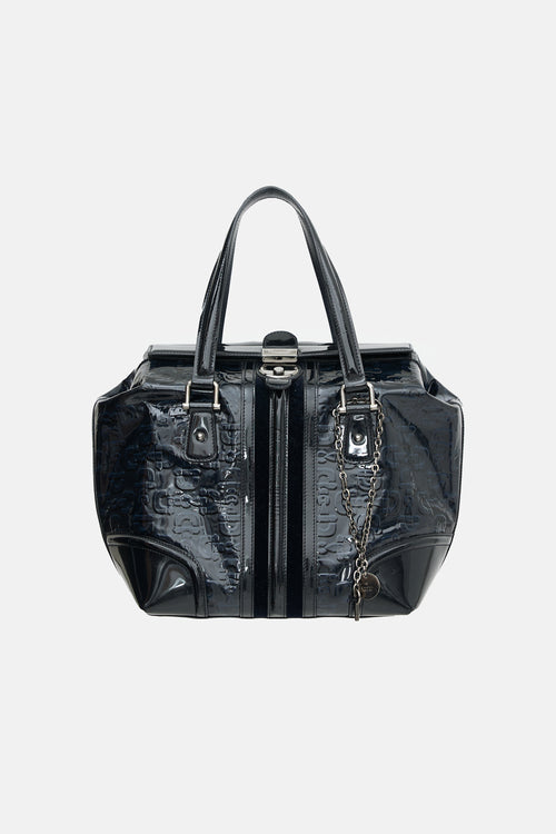 Gucci Patent Treasure Boston Bag